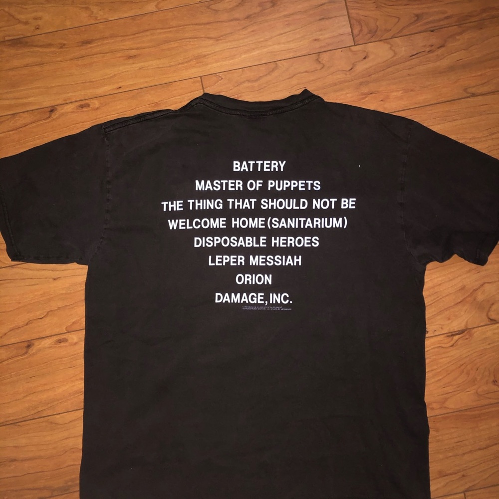Vintage Metallica Master of Puppets T-Shirt - Picture 2 of 5